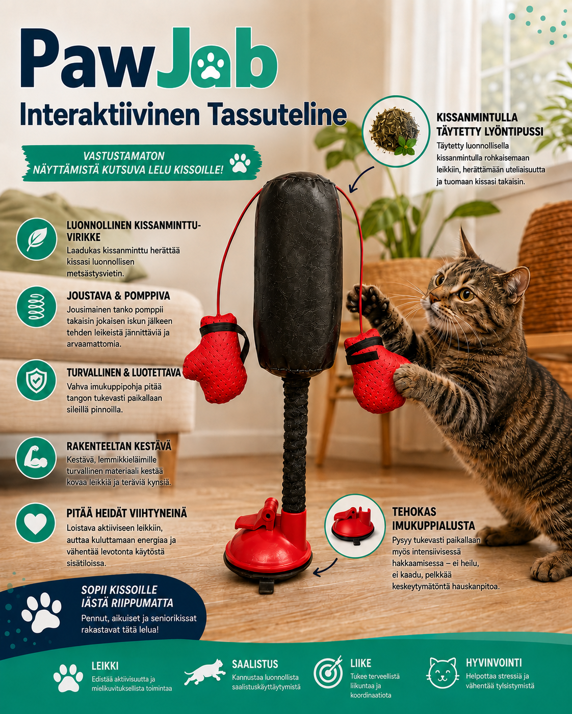 PawJab Interaktiivinen Tassuteline