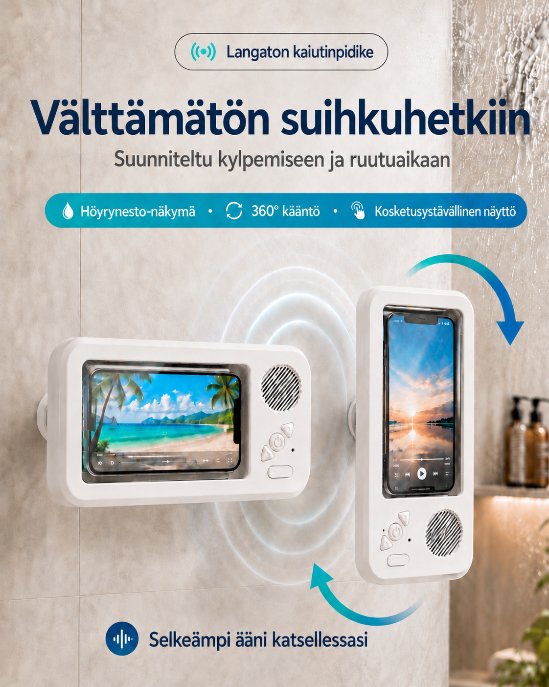 HydroCast Suihkupuhelinteline