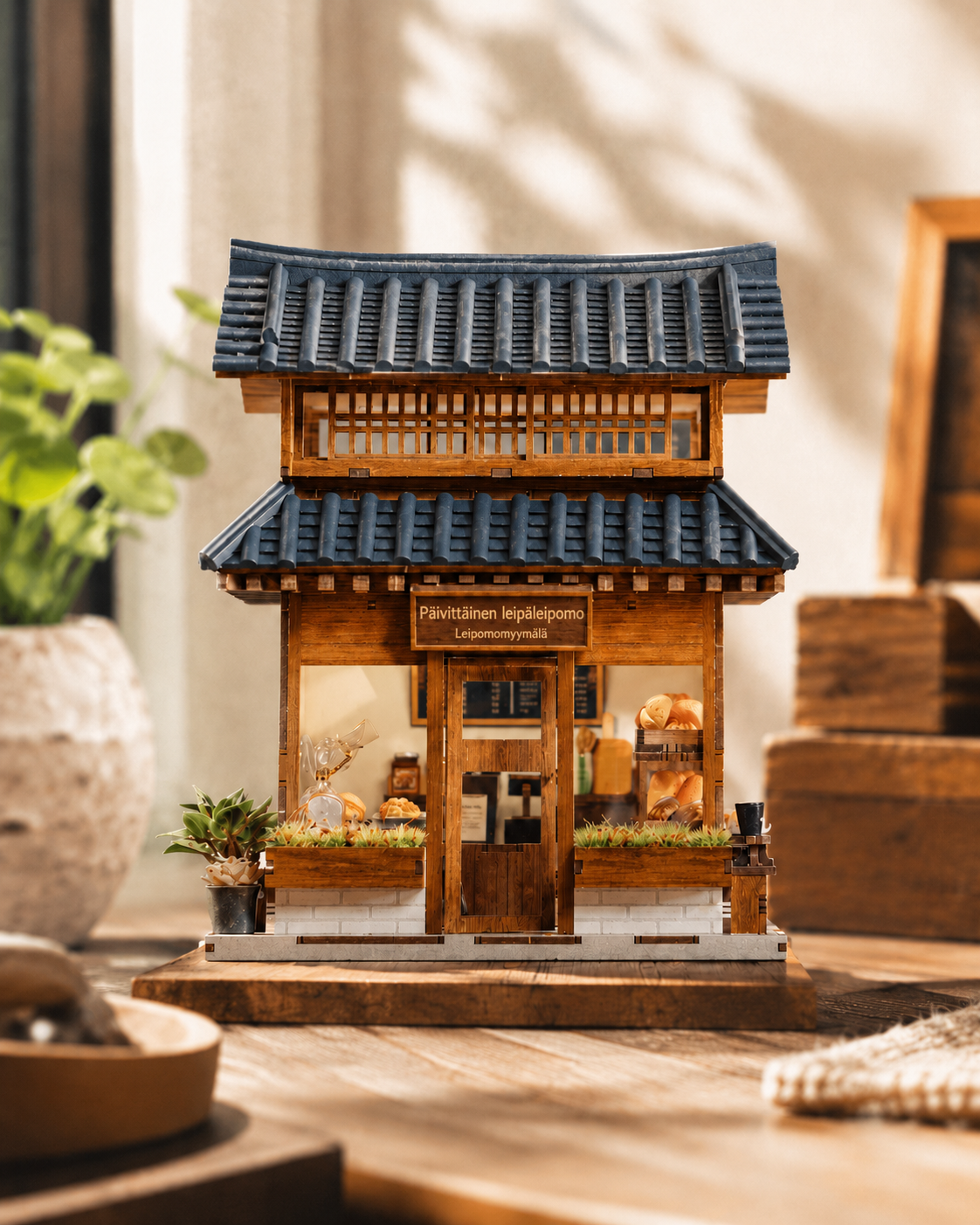 Ikseonin Lyhtyleipomo – Hanok-pienoismalli