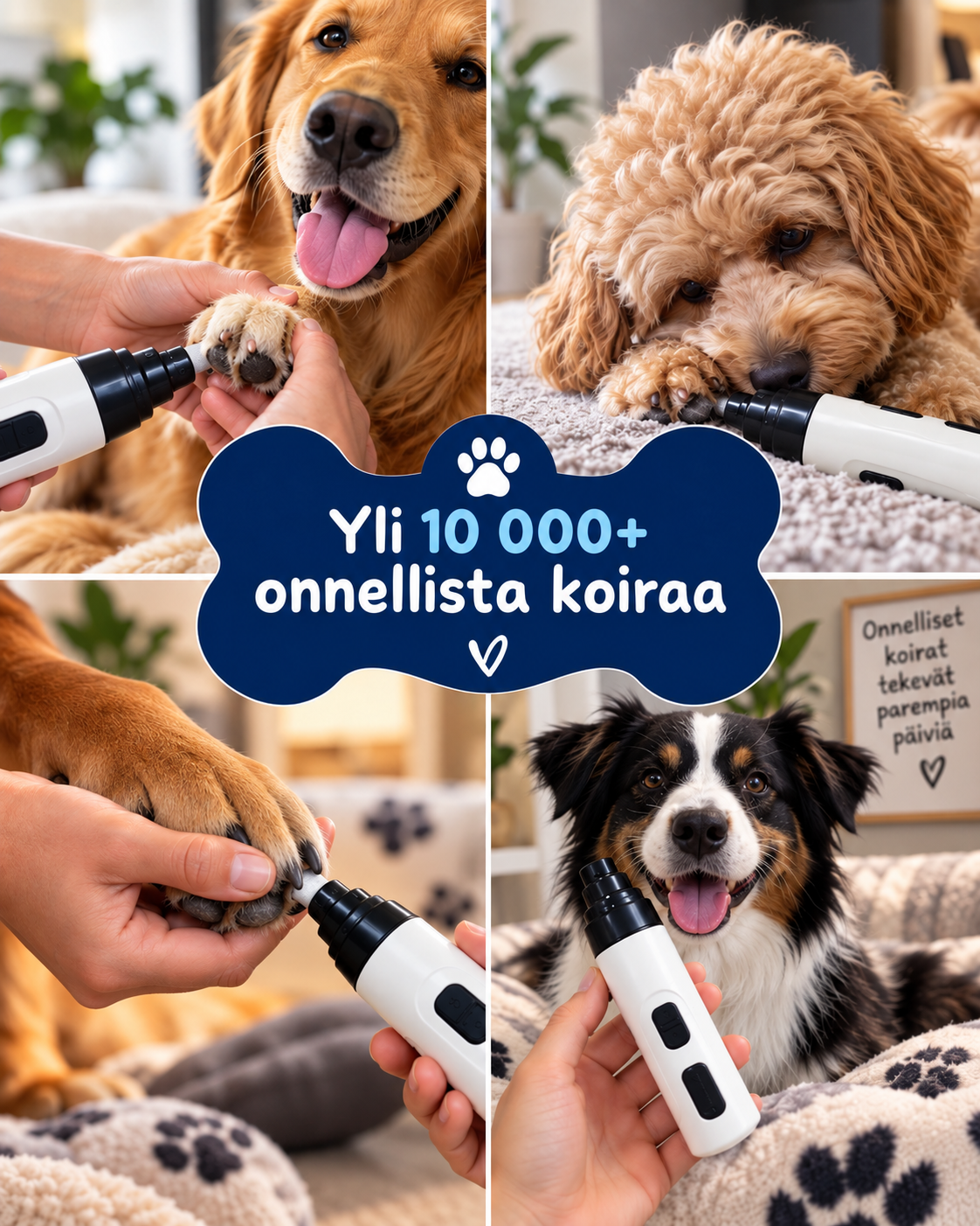 PawGlide Hiljainen Kynsihiomakone