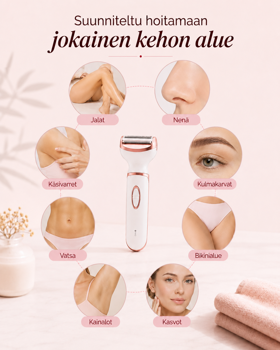 SilkEdge 4-in-1 Tarkkuuskarvanpoistin