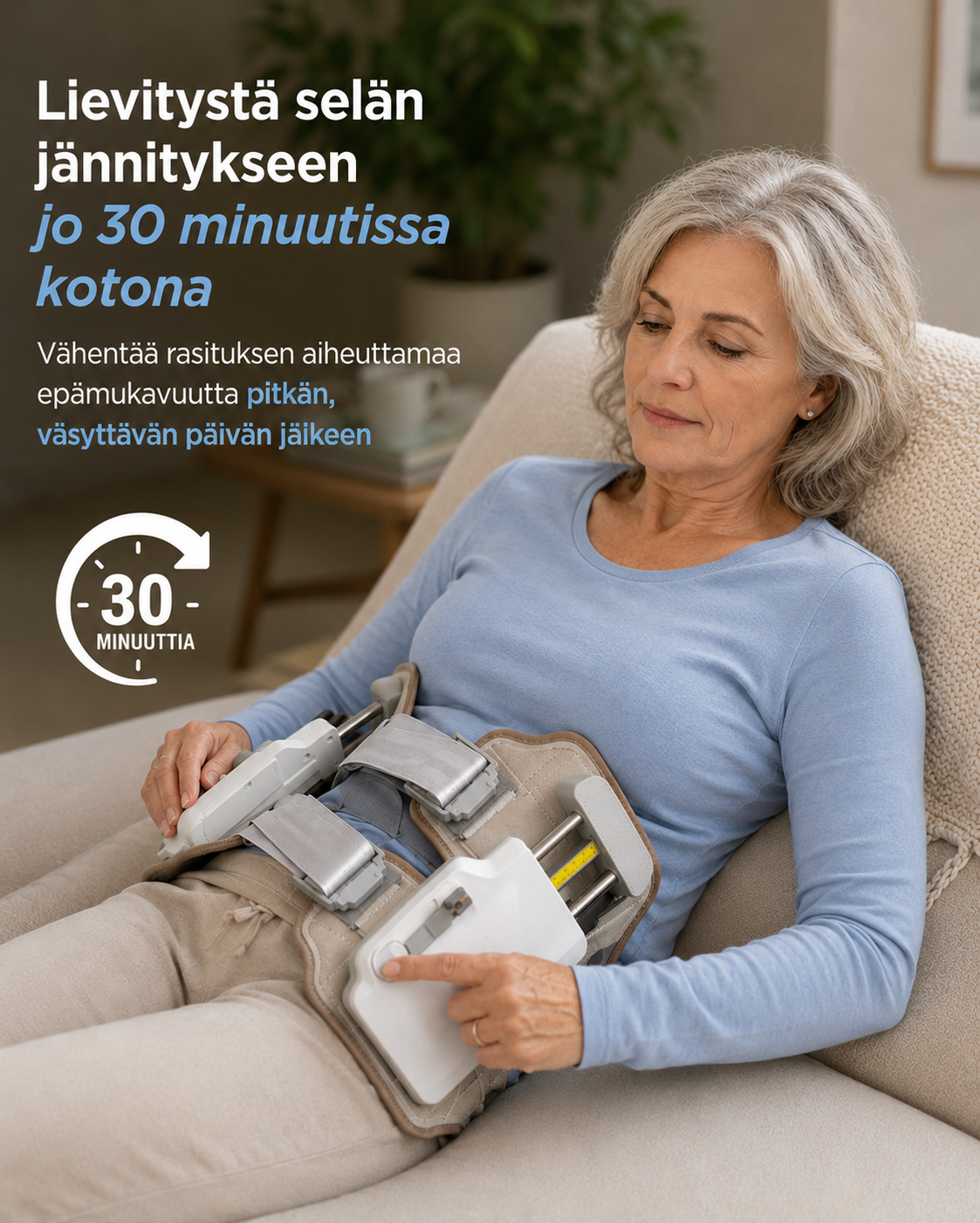 LumbaEase Selkähelpotusvyö