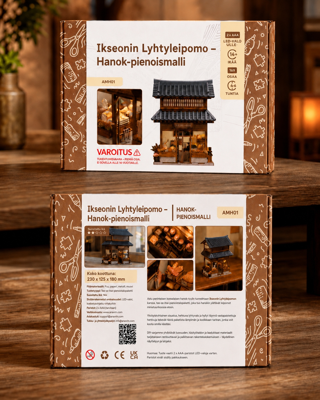 Ikseonin Lyhtyleipomo – Hanok-pienoismalli