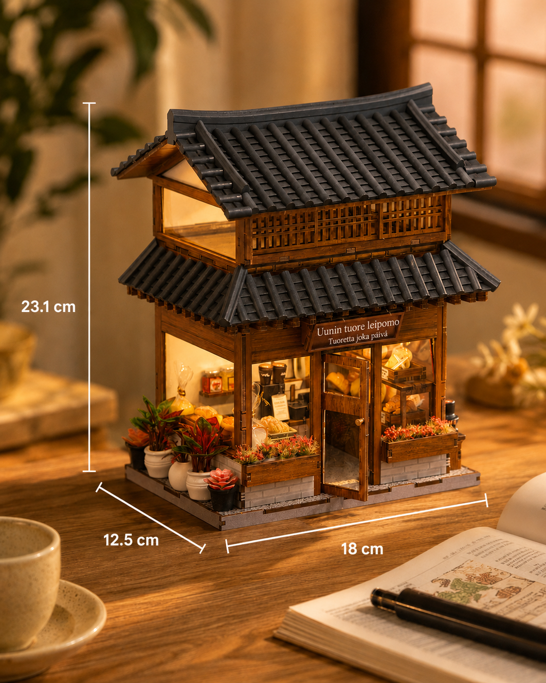 Ikseonin Lyhtyleipomo – Hanok-pienoismalli