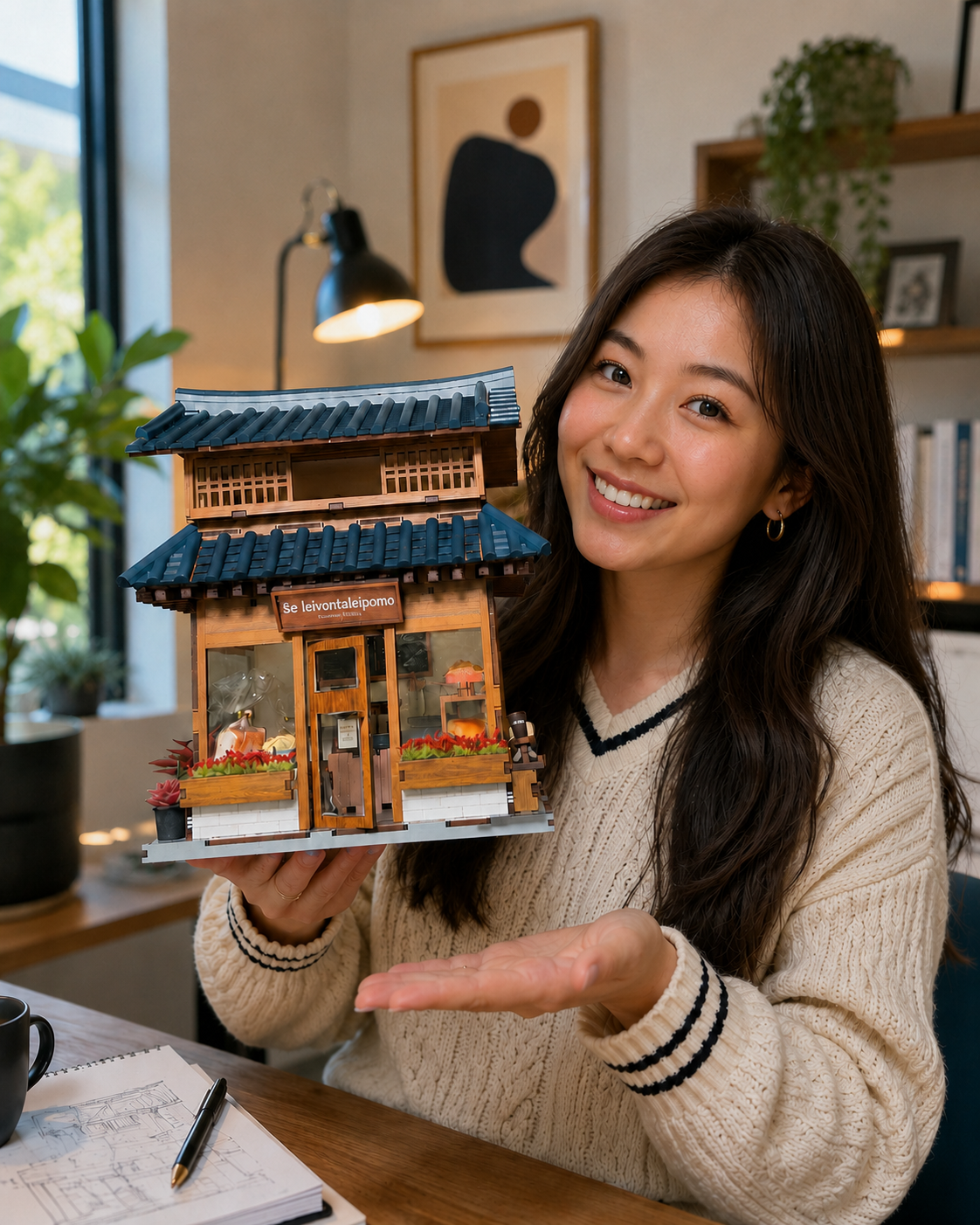Ikseonin Lyhtyleipomo – Hanok-pienoismalli