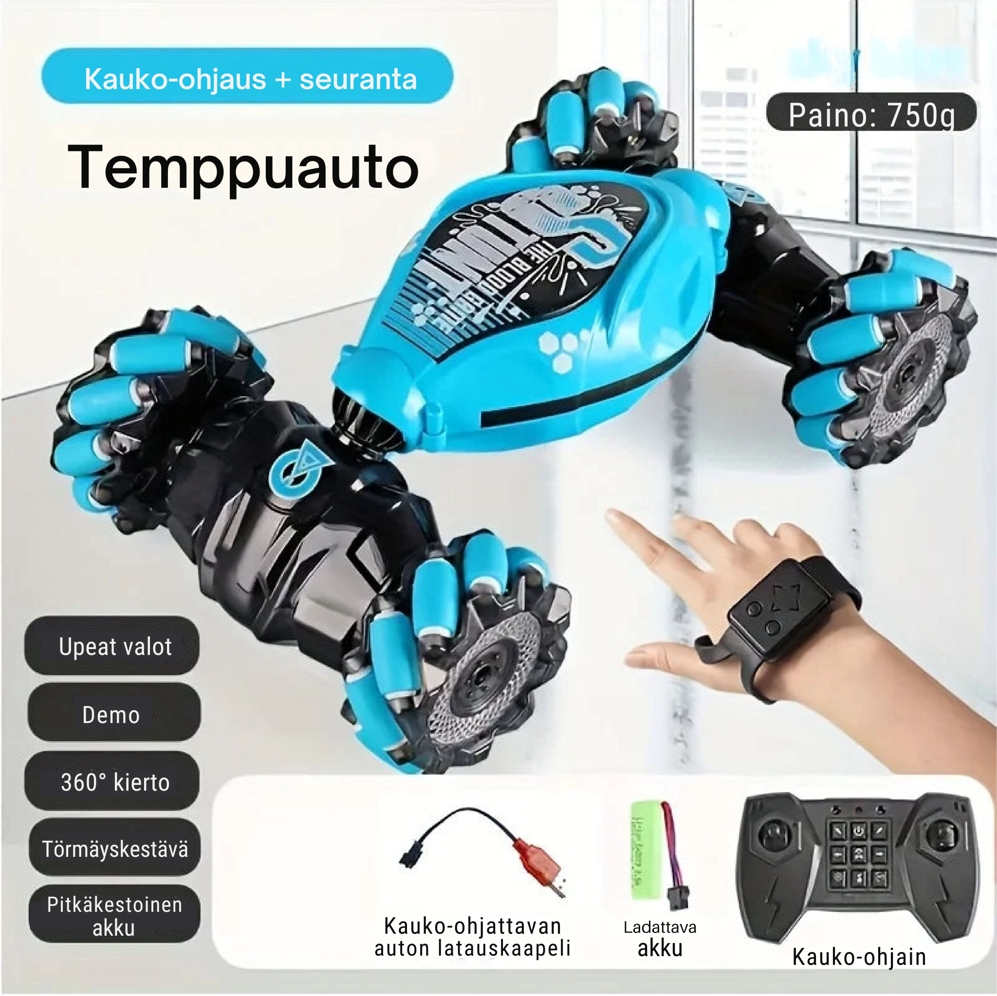 SwiftSense Auto (sisältää elekellon + kauko-ohjaimen)