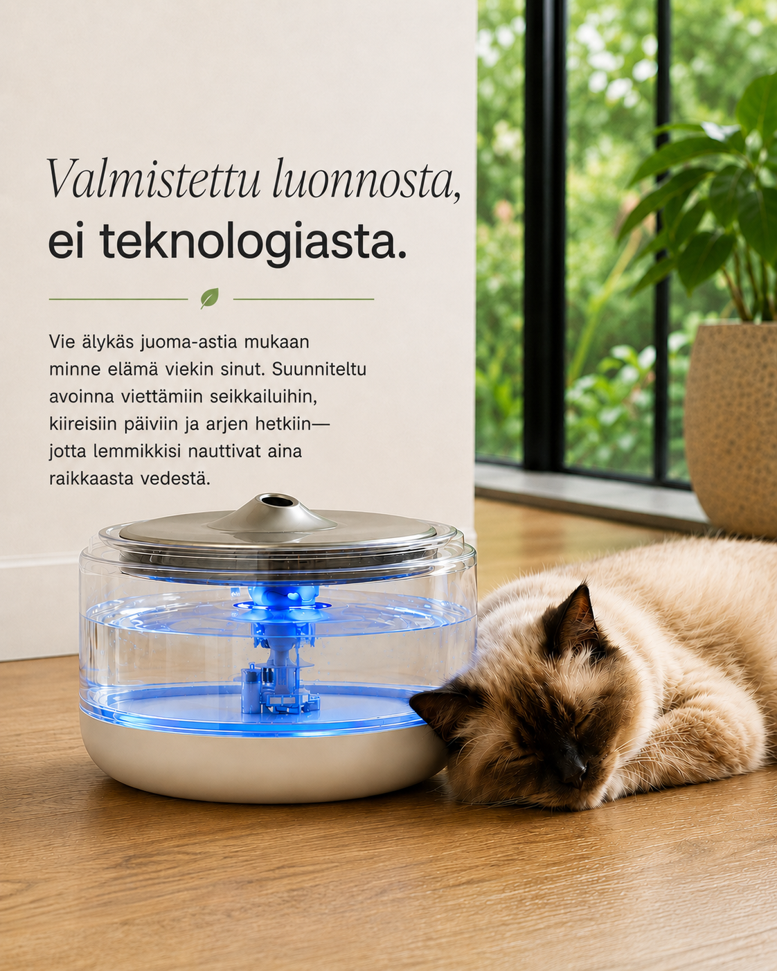 ClearFlow-vesiautomaatti lemmikeille
