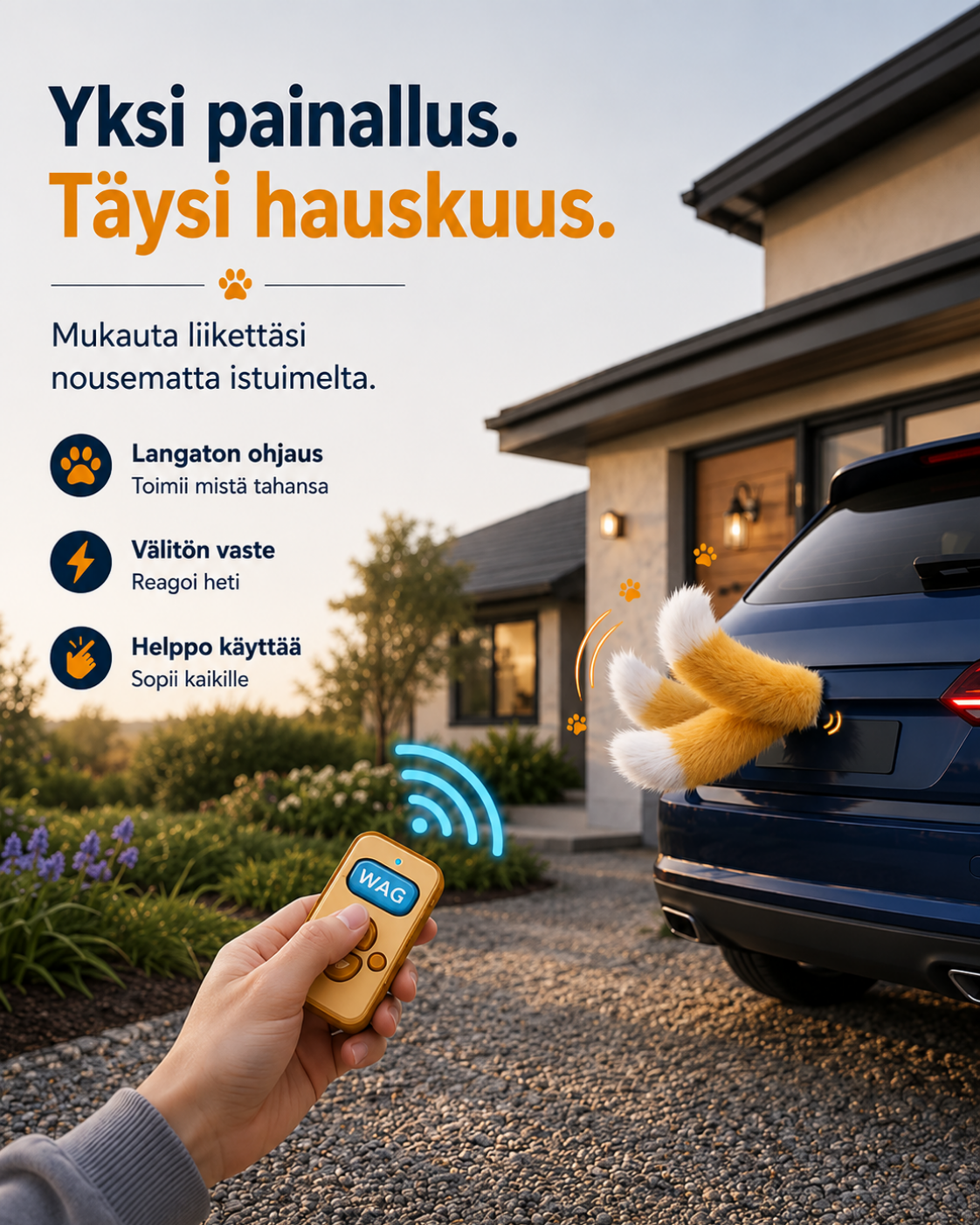WagTail Liikkuva Ajoneuvohäntä