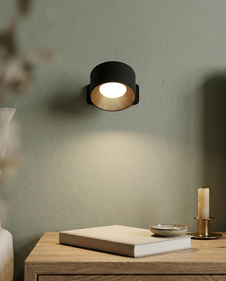 Langaton ladattava seinävalaisin | Lumiflex 360° säädettävä