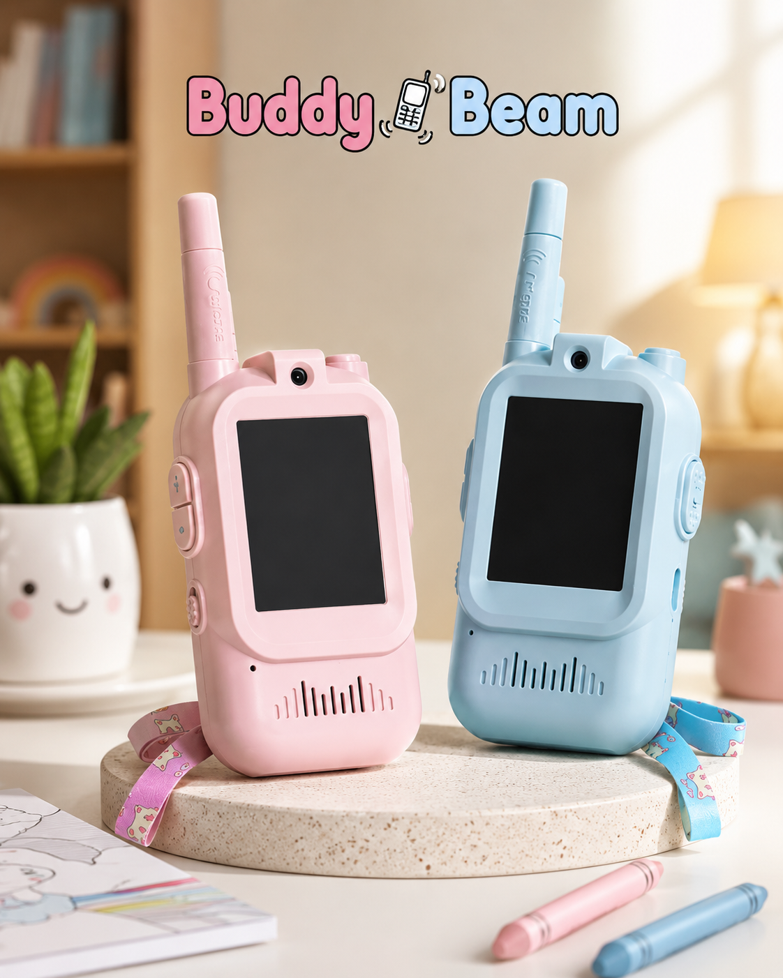 BuddyBeam Lasten Videoradiopuhelimet
