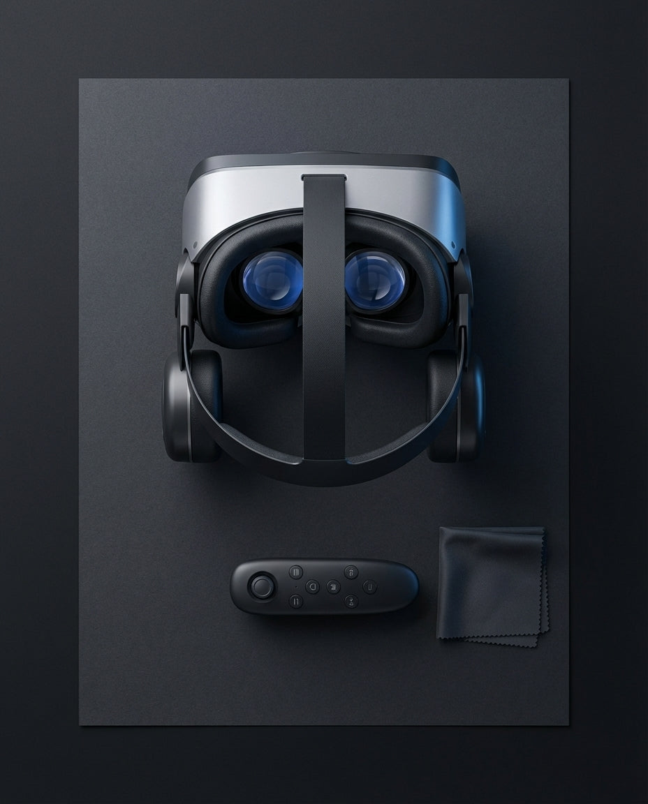 VR-headset integroidulla kuulokkeella | ImmersaView Pro