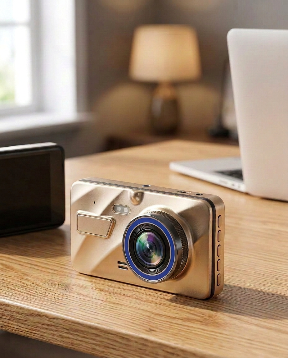 Dual-Dashcam Etu- ja Takaosa 1080P | Yönäkö, G-Sensori