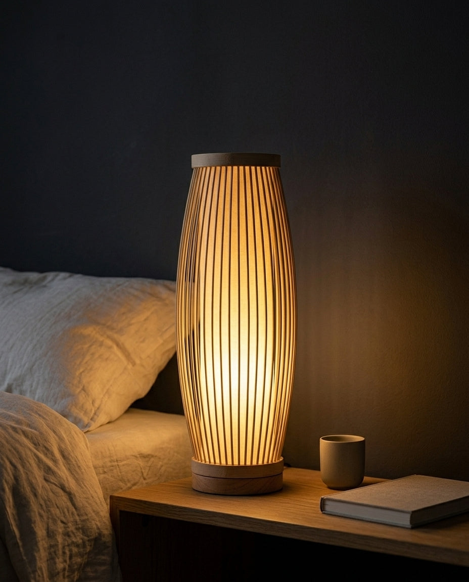Japanilainen pöytävalaisin – Bambu Zen-lamppu | 4 kokoa