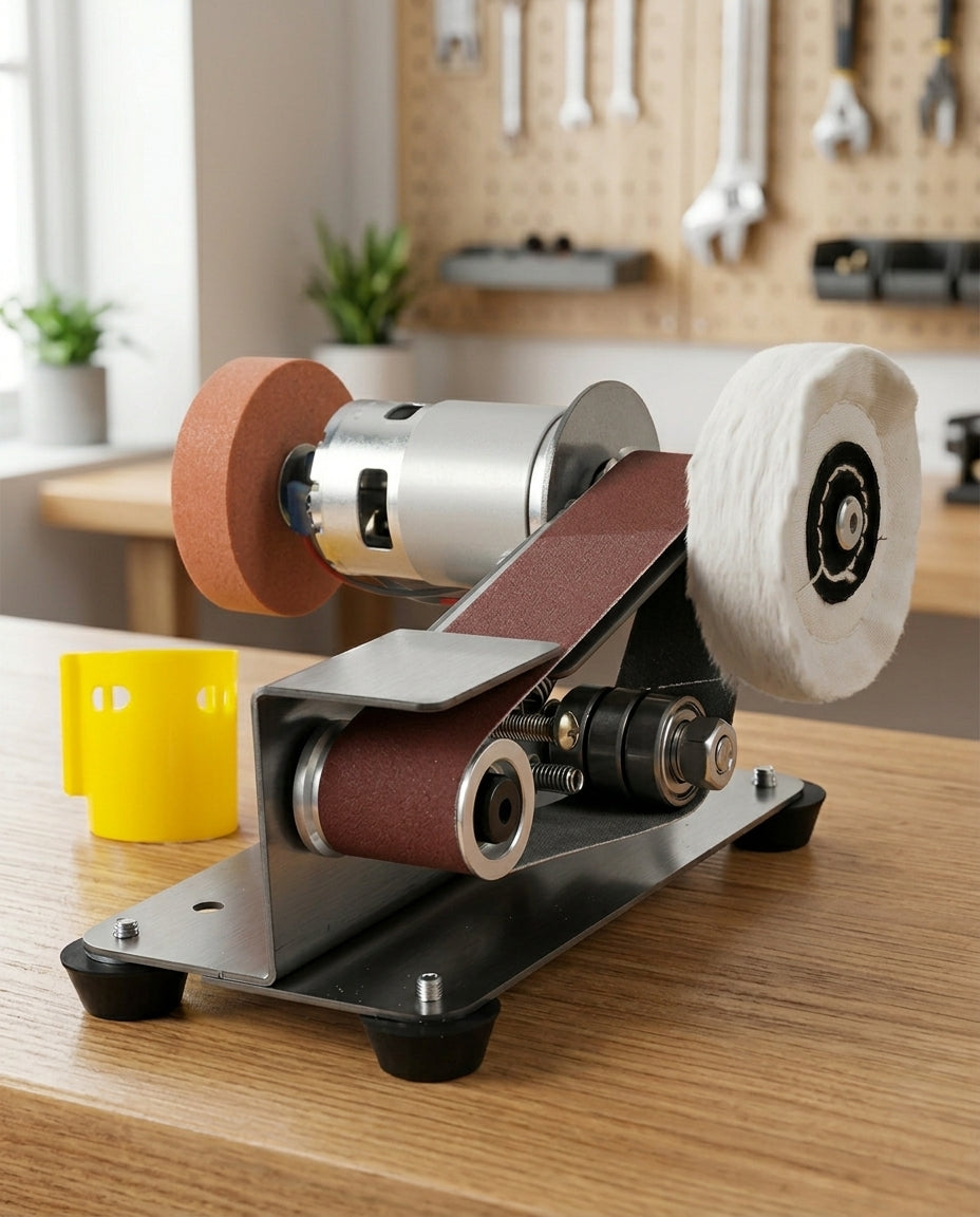 Precision Bench Trio — 3-in-1 teroitus- ja hiomalaite