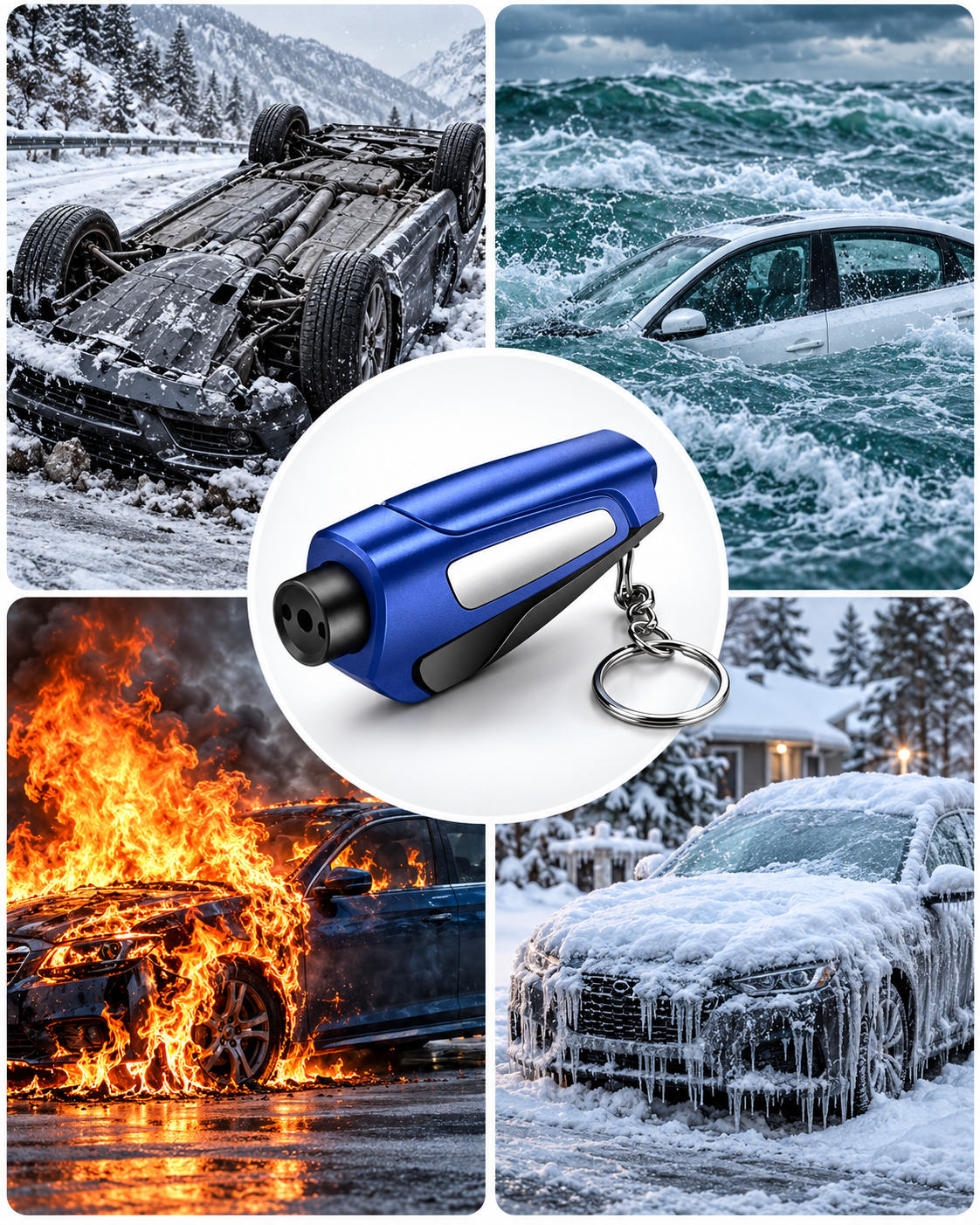 ClearWay 2-in-1 -pelastustyökalu autoon