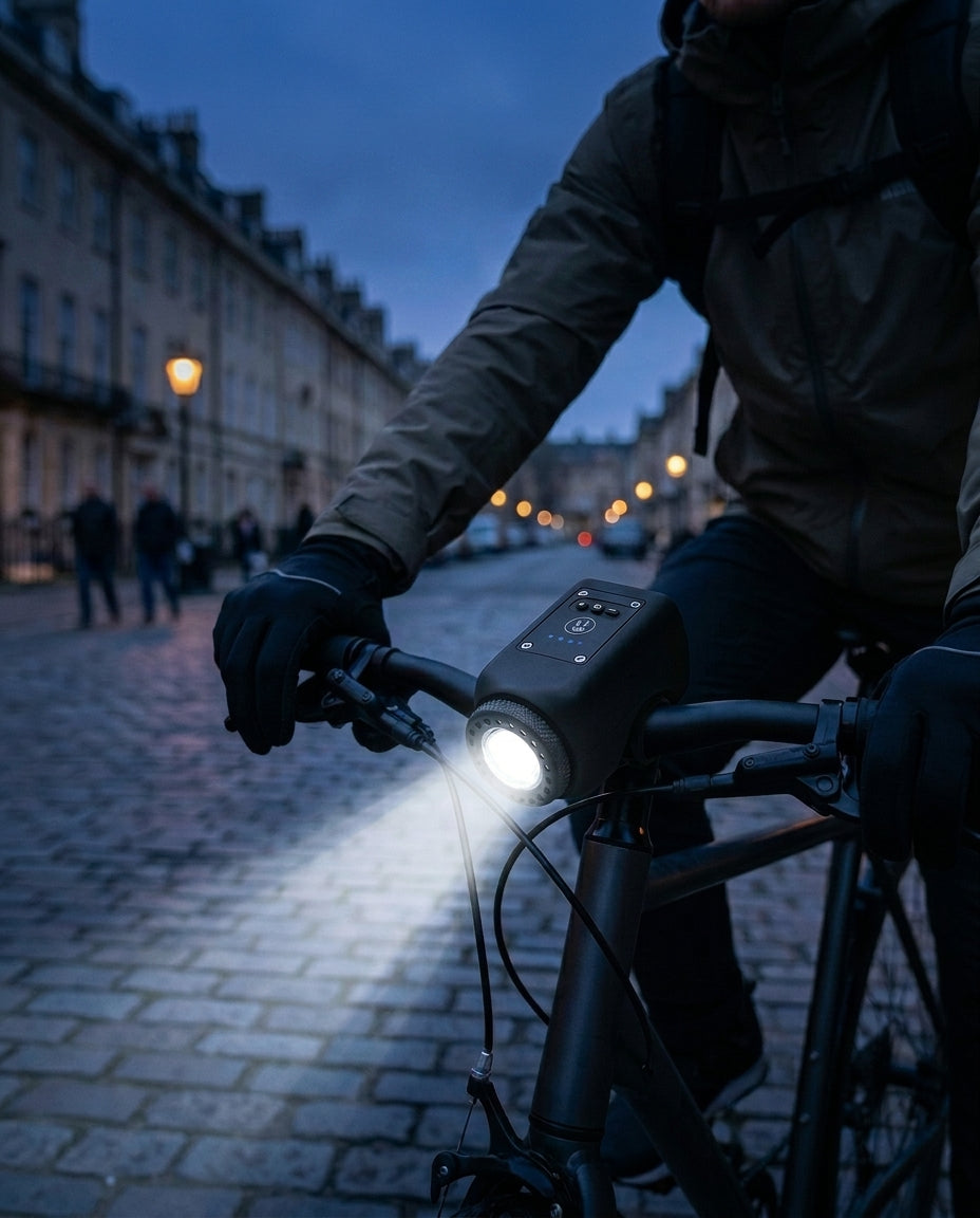StreetGuard Cycle Beacon | 110 dB:n äänitorvi ja COB-etuvalo yhdessä