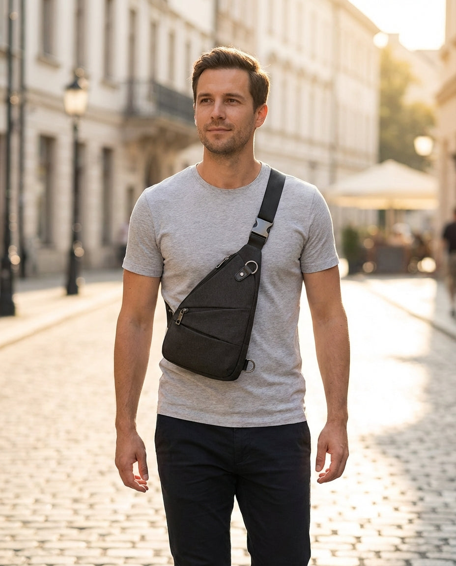 Yhden hihnan varkaudenesto-laukku | SlimShield