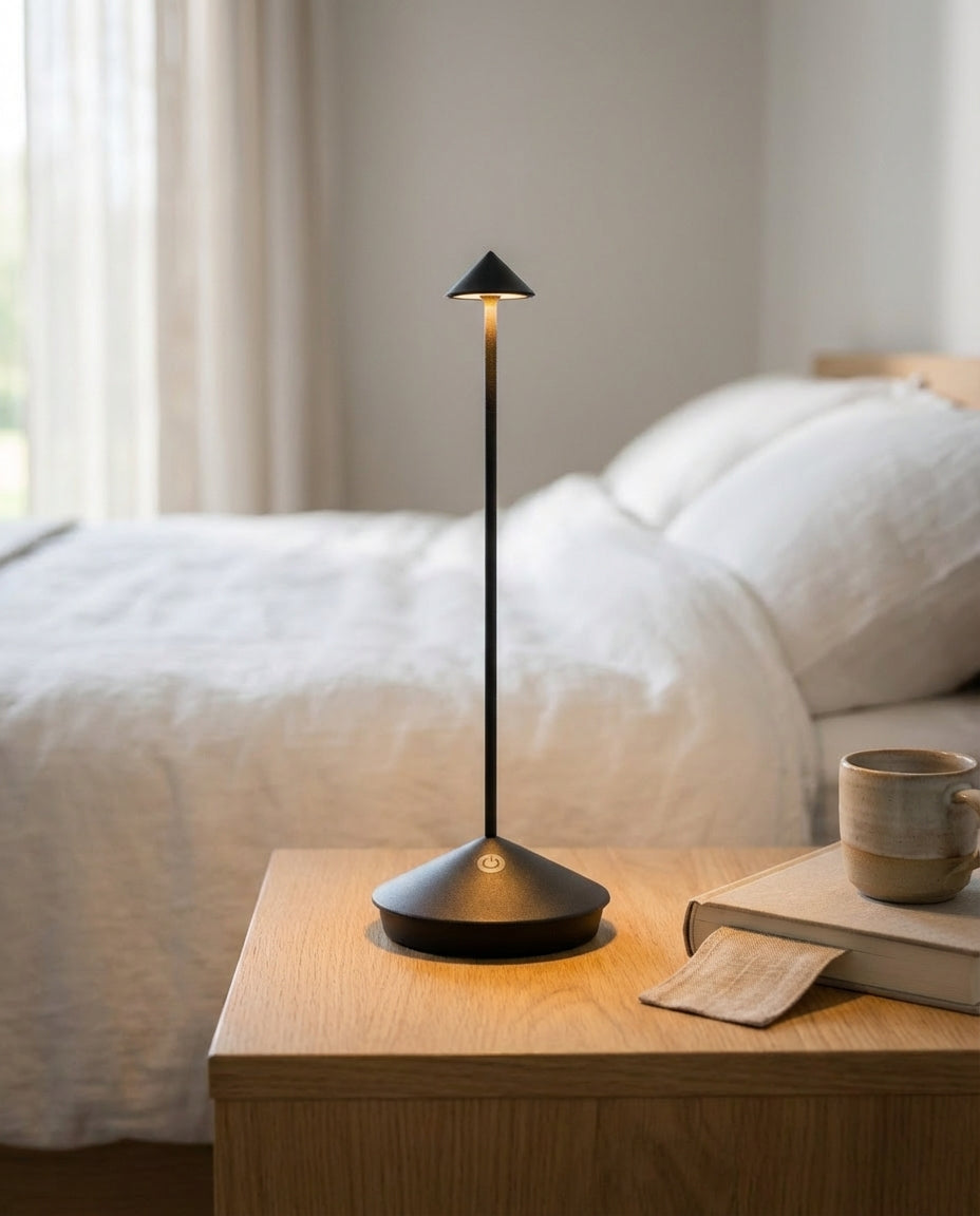 Langaton LED-pöytälamppu | Himmennettävä, ladattava