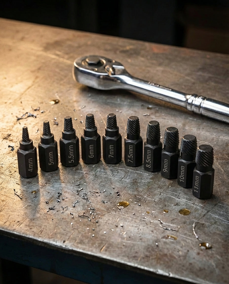 GripForce Pro 10-osainen pulttien irrotussarja