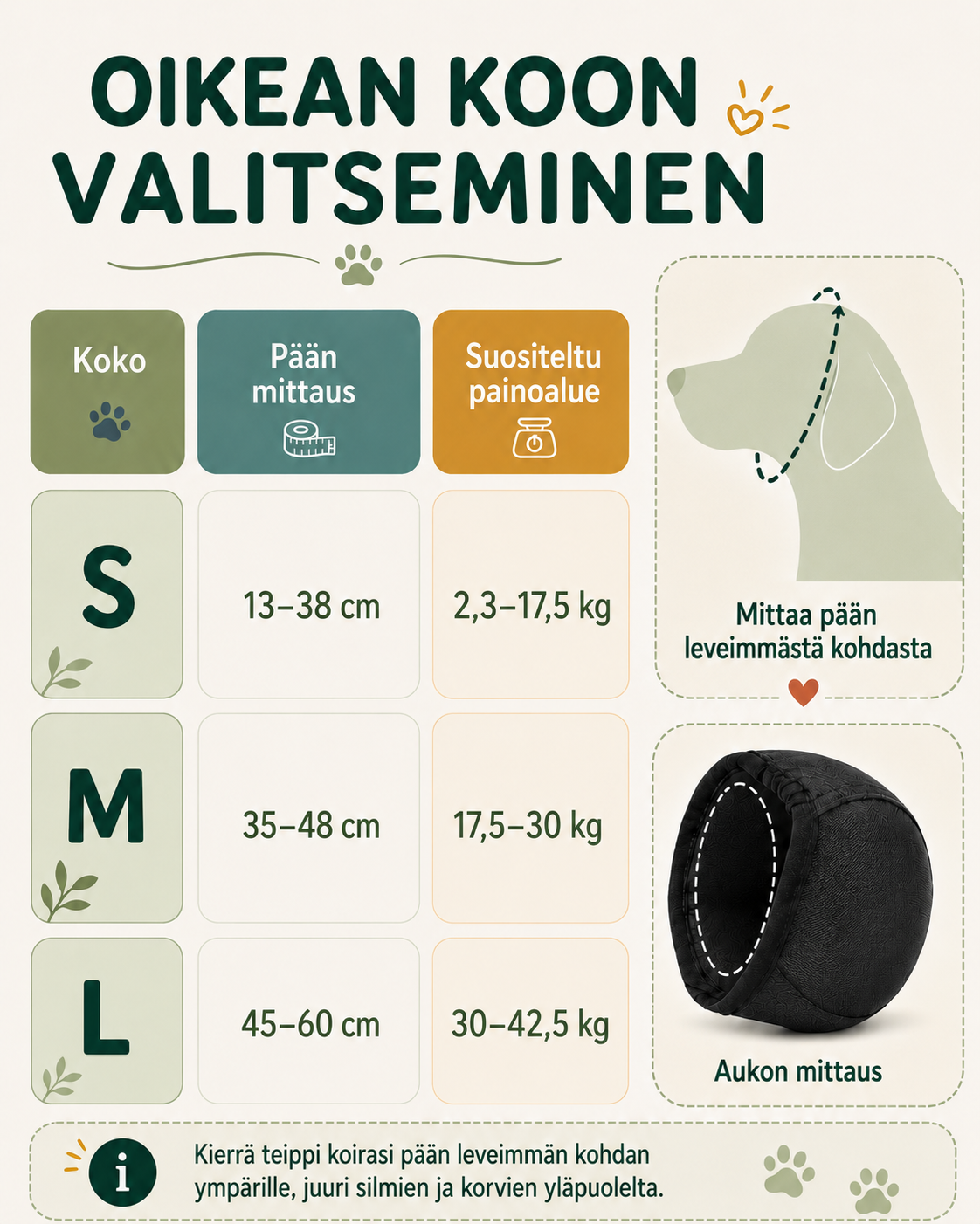CalmEars Ääntä vaimentava koiran korvahuppu