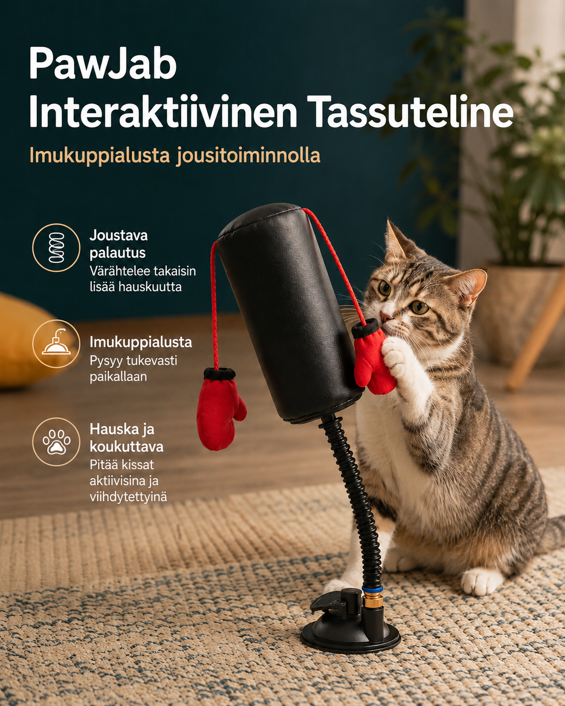 PawJab Interaktiivinen Tassuteline
