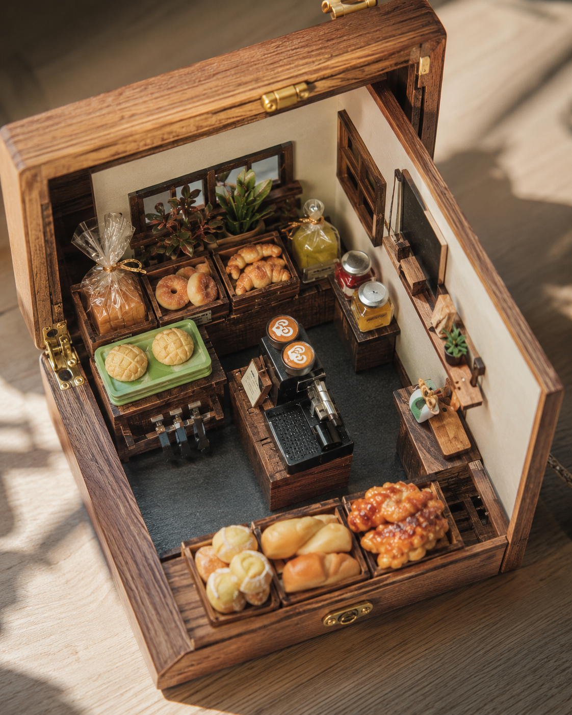 Ikseonin Lyhtyleipomo – Hanok-pienoismalli
