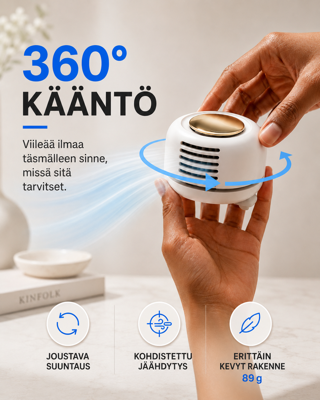 Breeze Clip Personal Cooling Fan