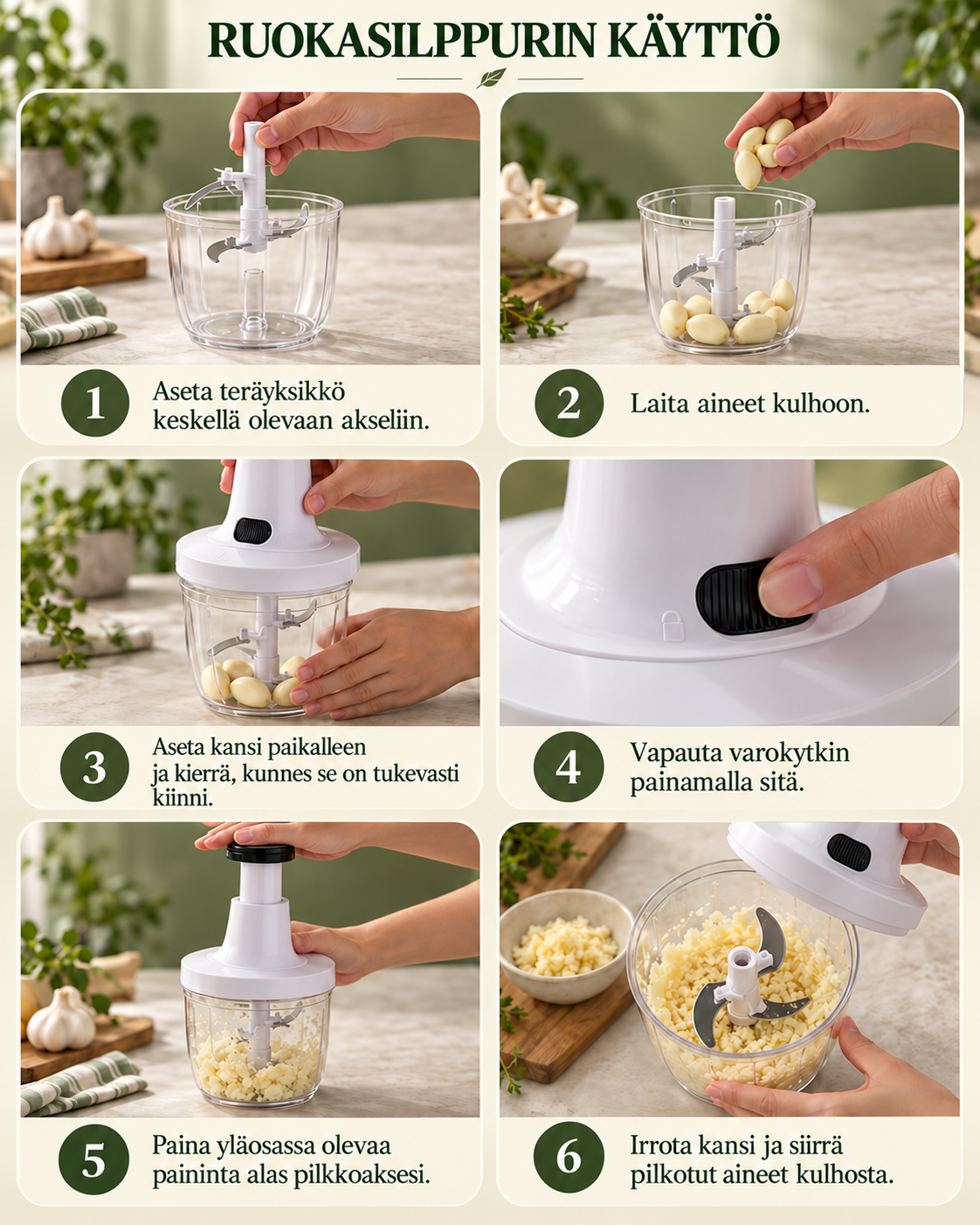 PressChef-käsisilppuri