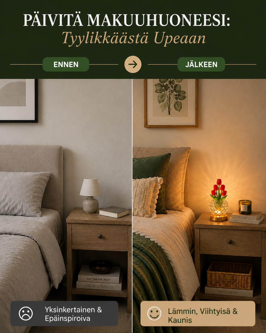 Bloomlux kristallinen tulppaanilamppu