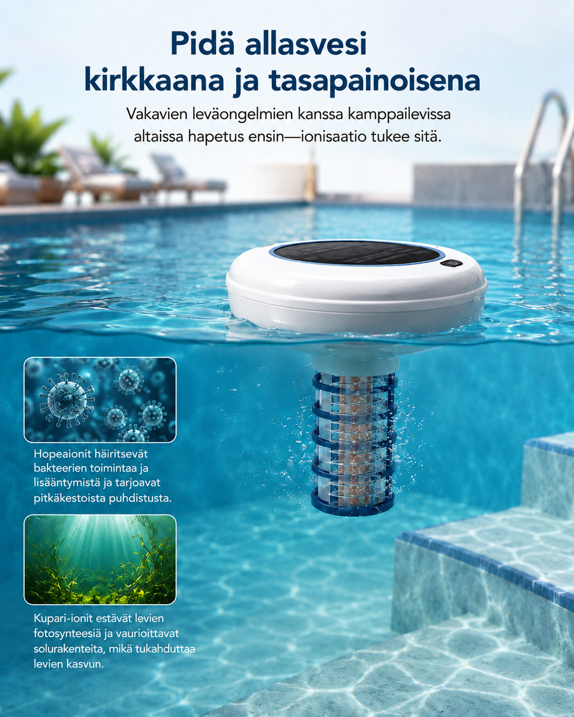AquaPure Aurinkokelluke