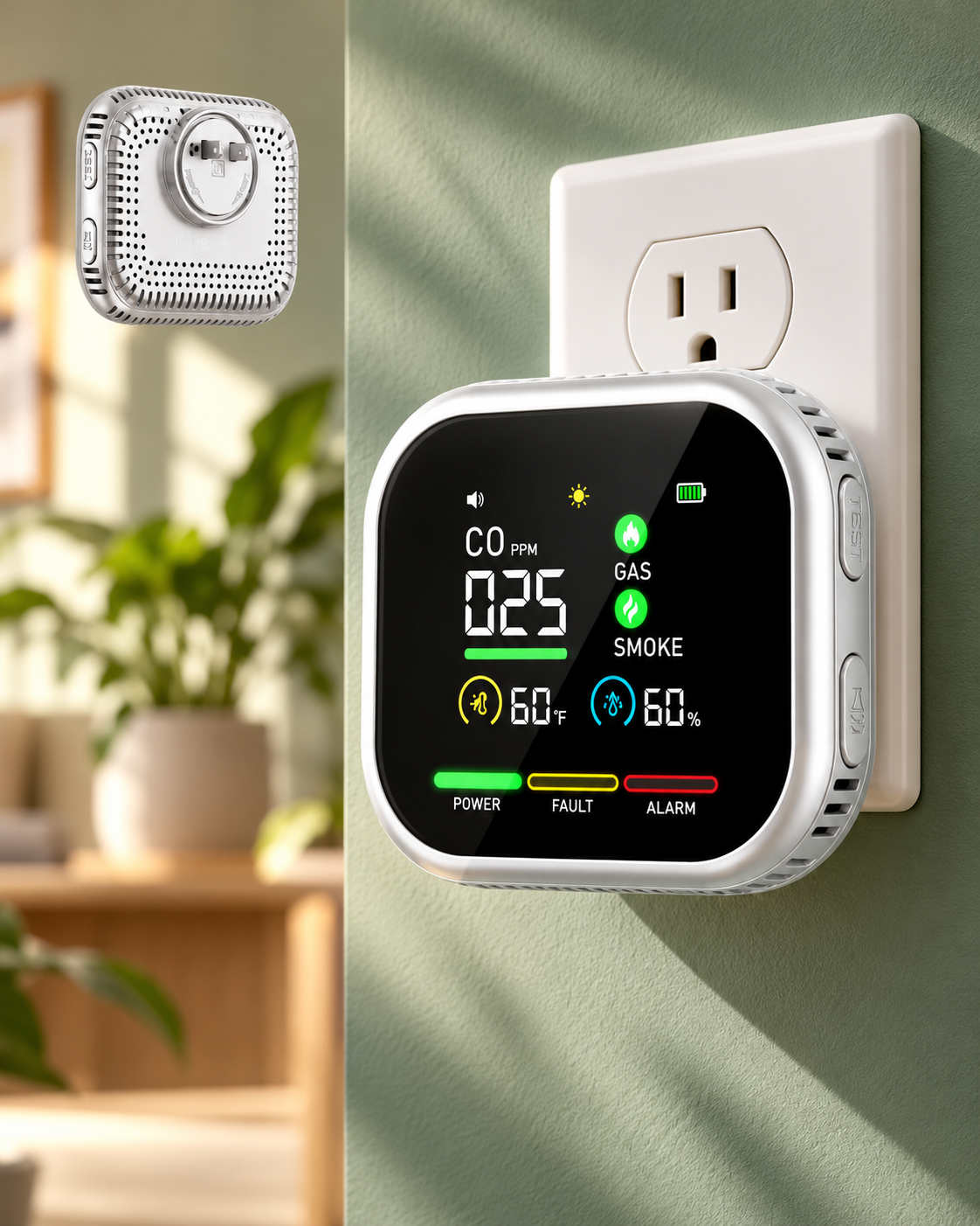 Hearthwise 5-in-1 -turvallisuus- ja ilmanlaatumittari kotiin