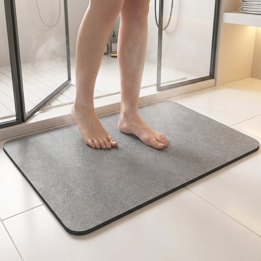 Nopeasti Kuivuva Liukumaton Kylpyhuonematto – AquaStep