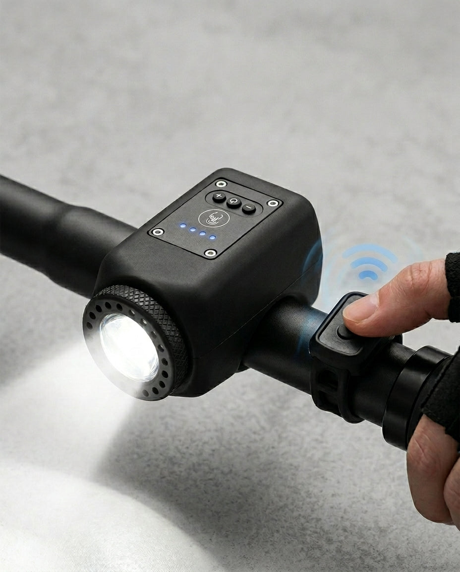 StreetGuard Cycle Beacon | 110 dB:n äänitorvi ja COB-etuvalo yhdessä