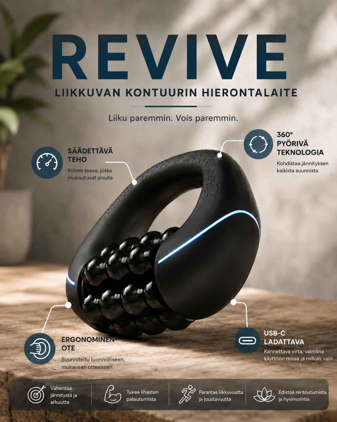 Revive Motion Contour -hierontalaite