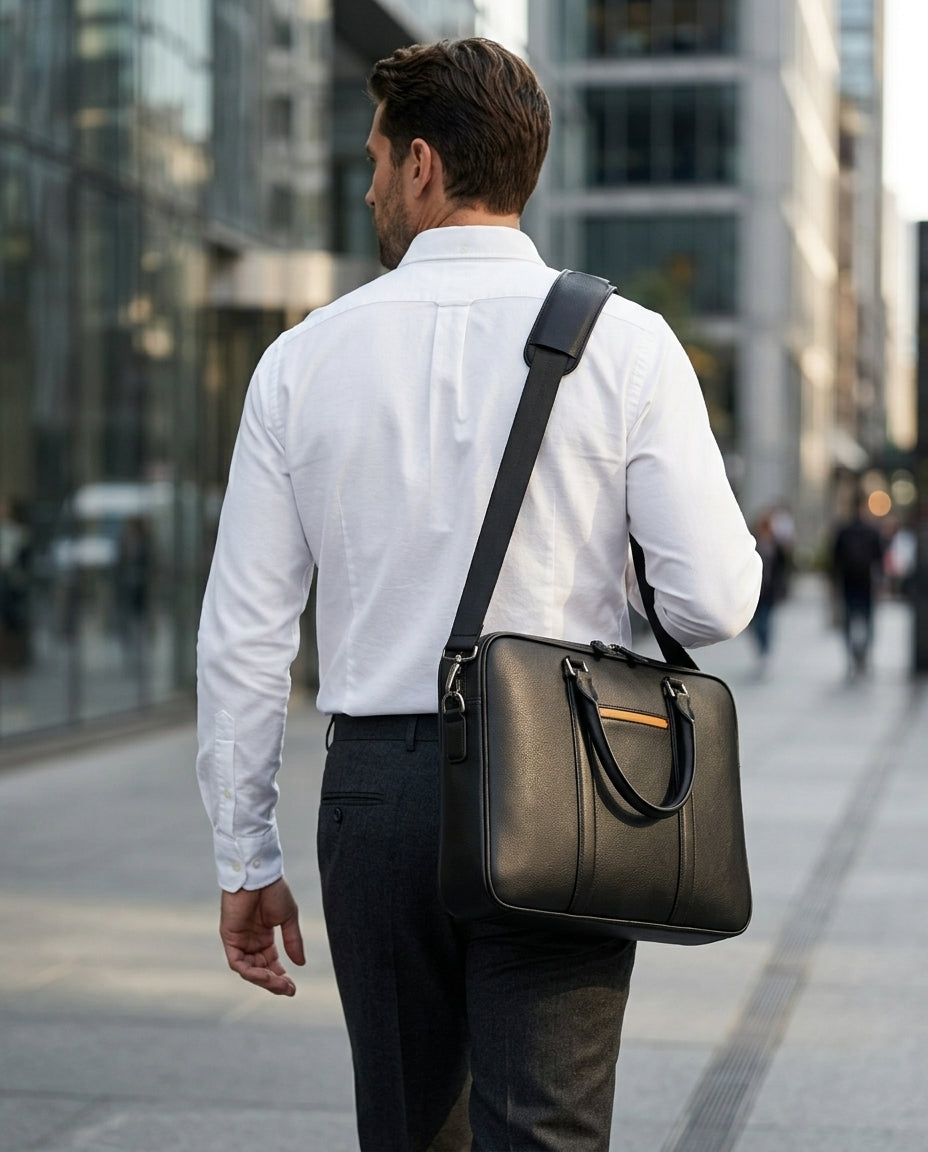 Nahkainen kannettavan laukku | Meridian Tote