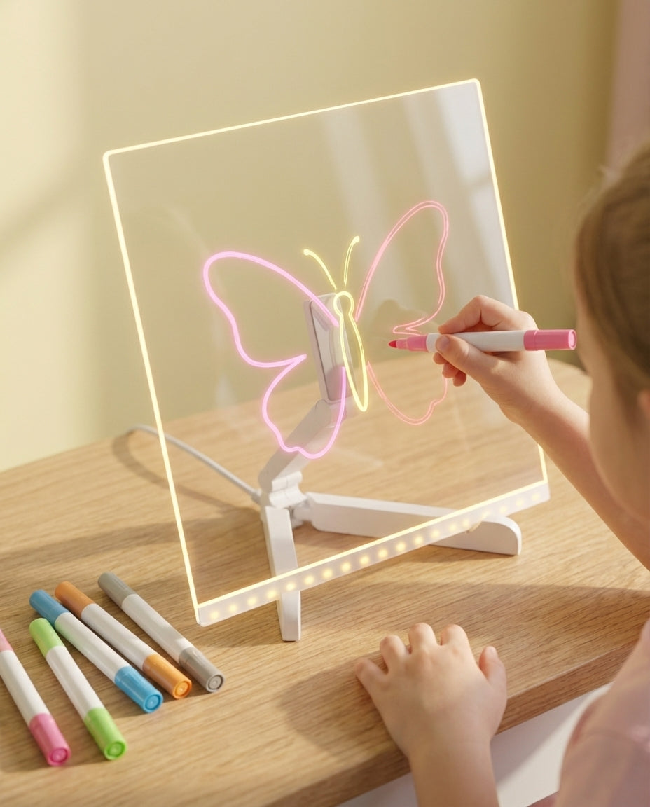 LED-piirustuslauta lapsille | GlowSketch valopinta