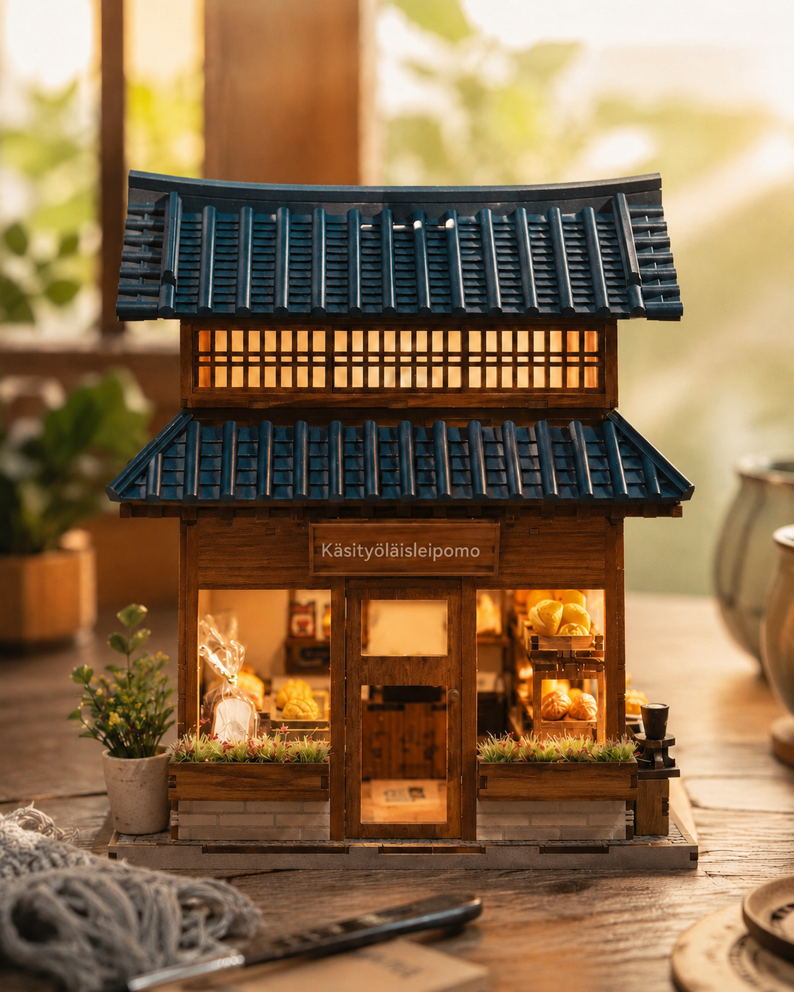 Ikseonin Lyhtyleipomo – Hanok-pienoismalli