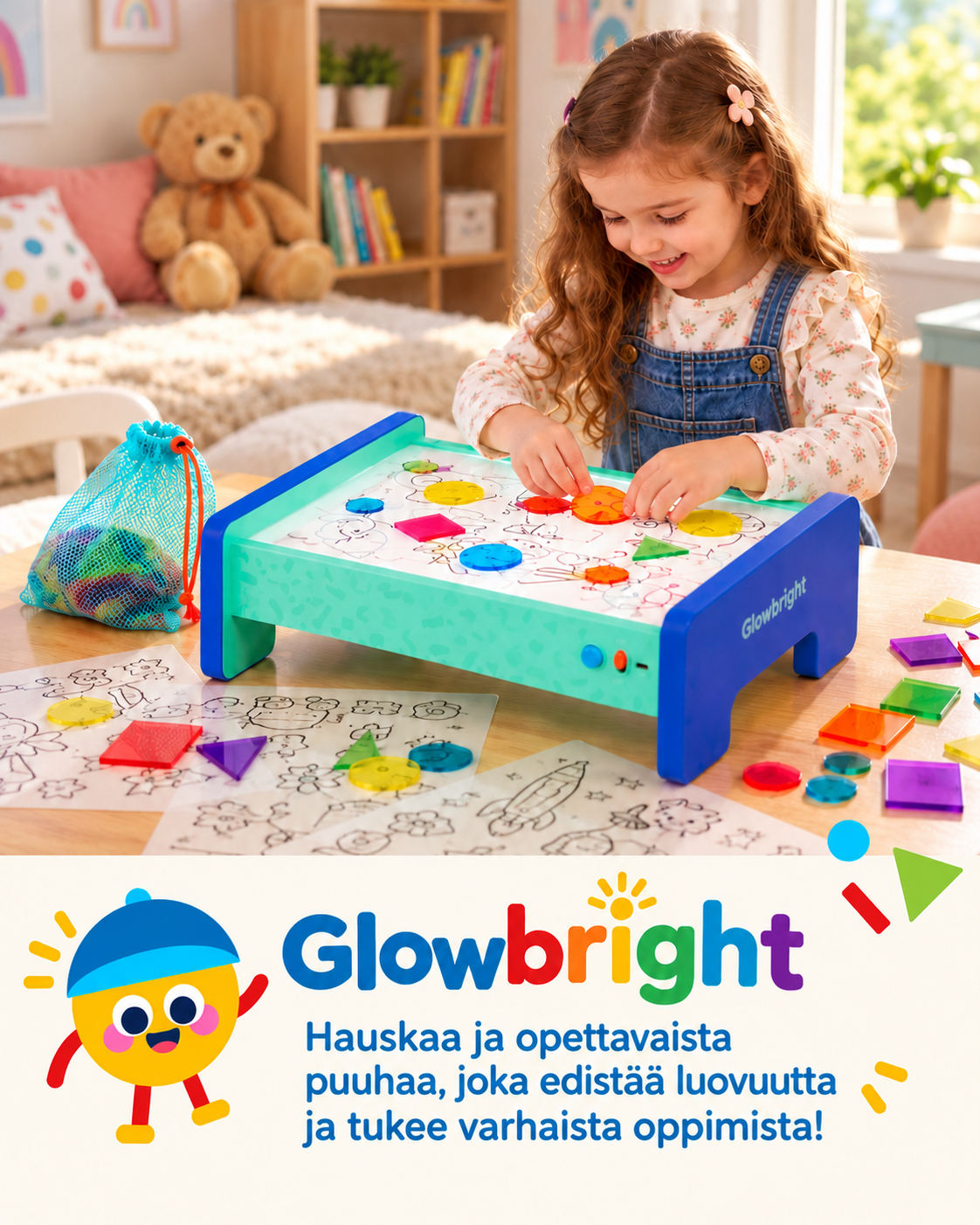 Glowbright Muotostudio – valopöytäsetti
