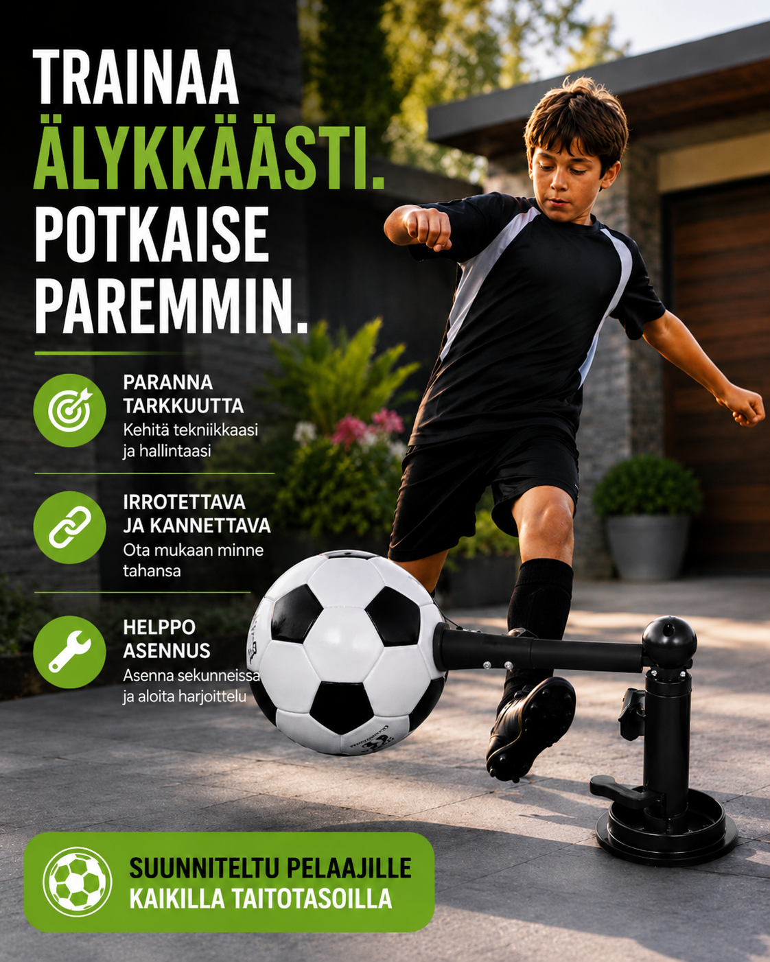 StrikePoint 360 -jalkapallovalmentaja kotiin