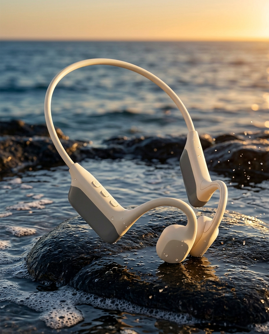 Vedenpitävät uintikuulokkeet | 32GB MP3 Bluetooth IPX8