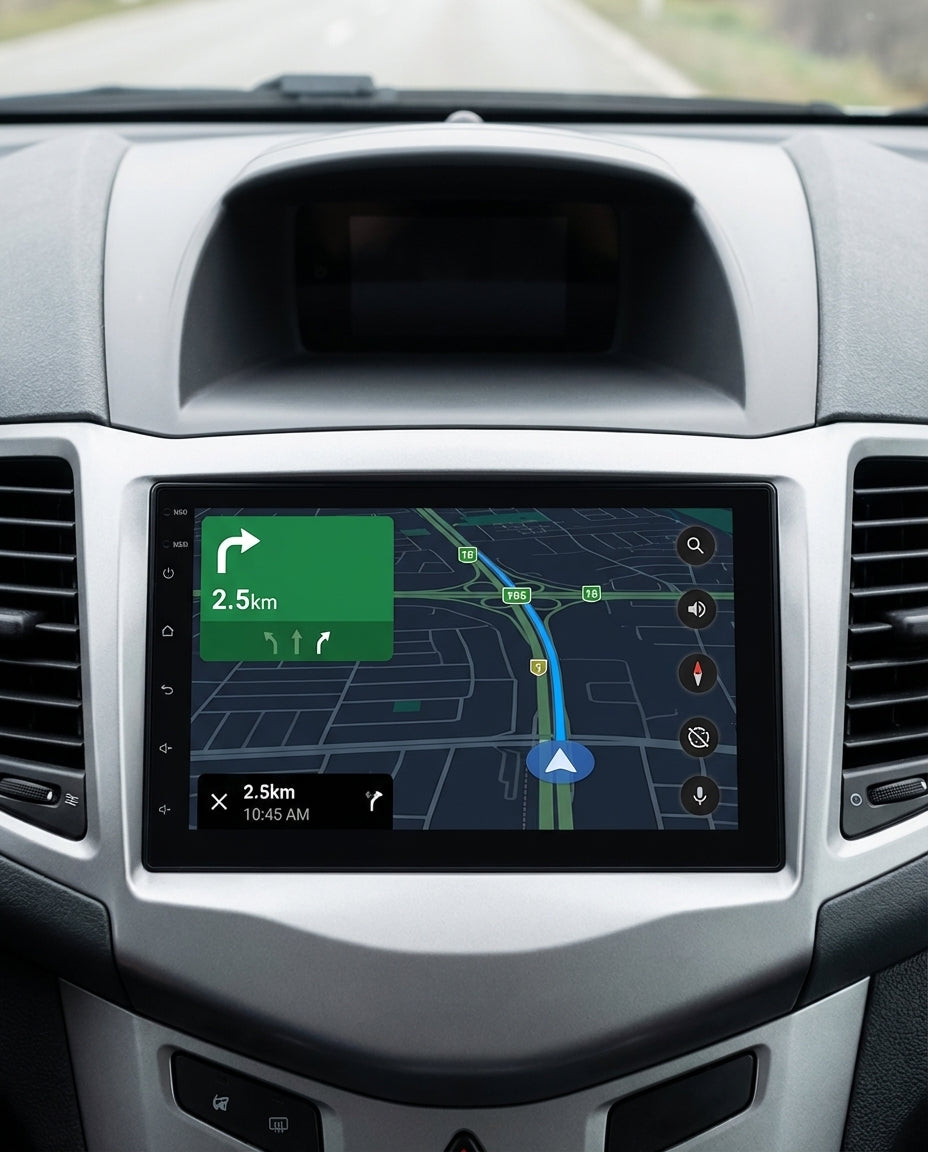 Kaksois-DIN Android-autoradio | GPS, BT & sovelluskauppa
