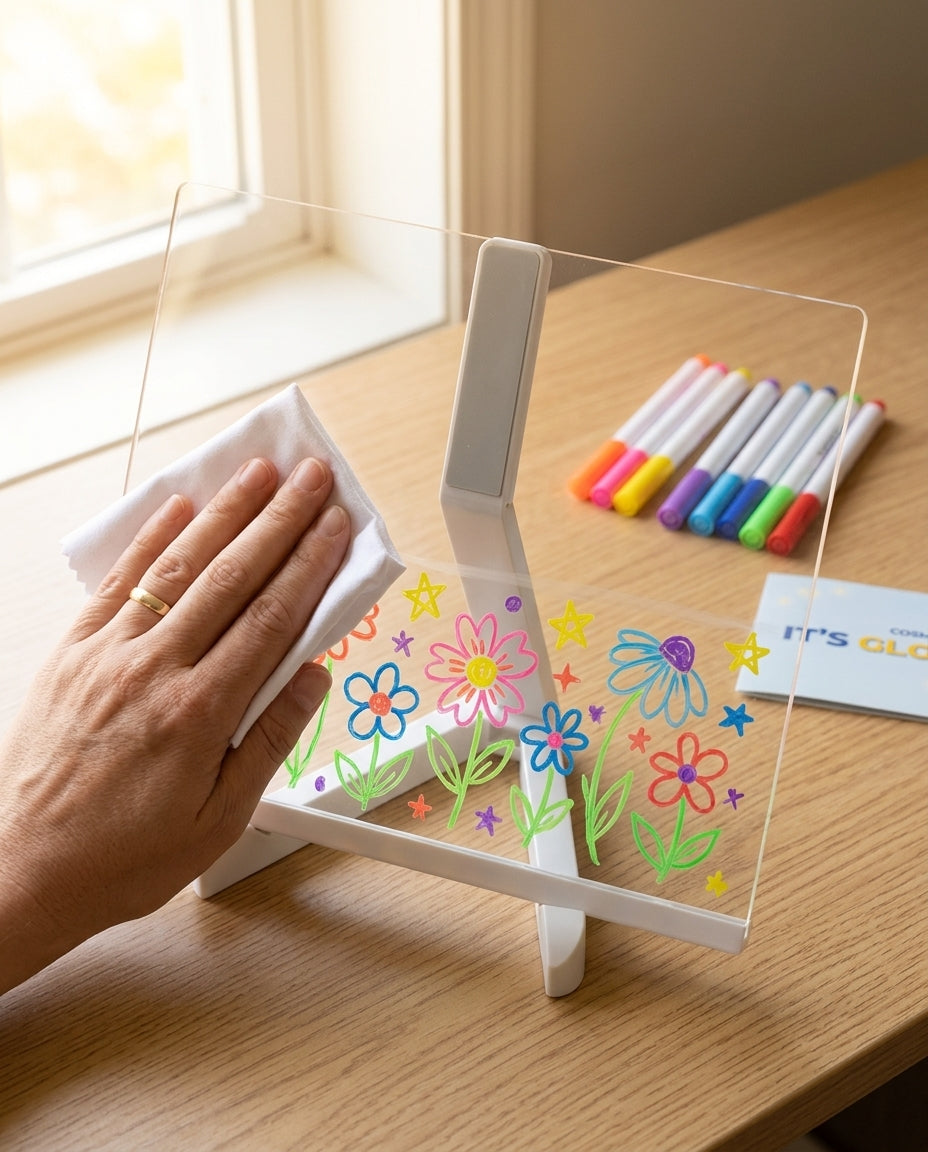 GlowBoard | LED-PIIRUSTUSLAUTA LAPSILLE