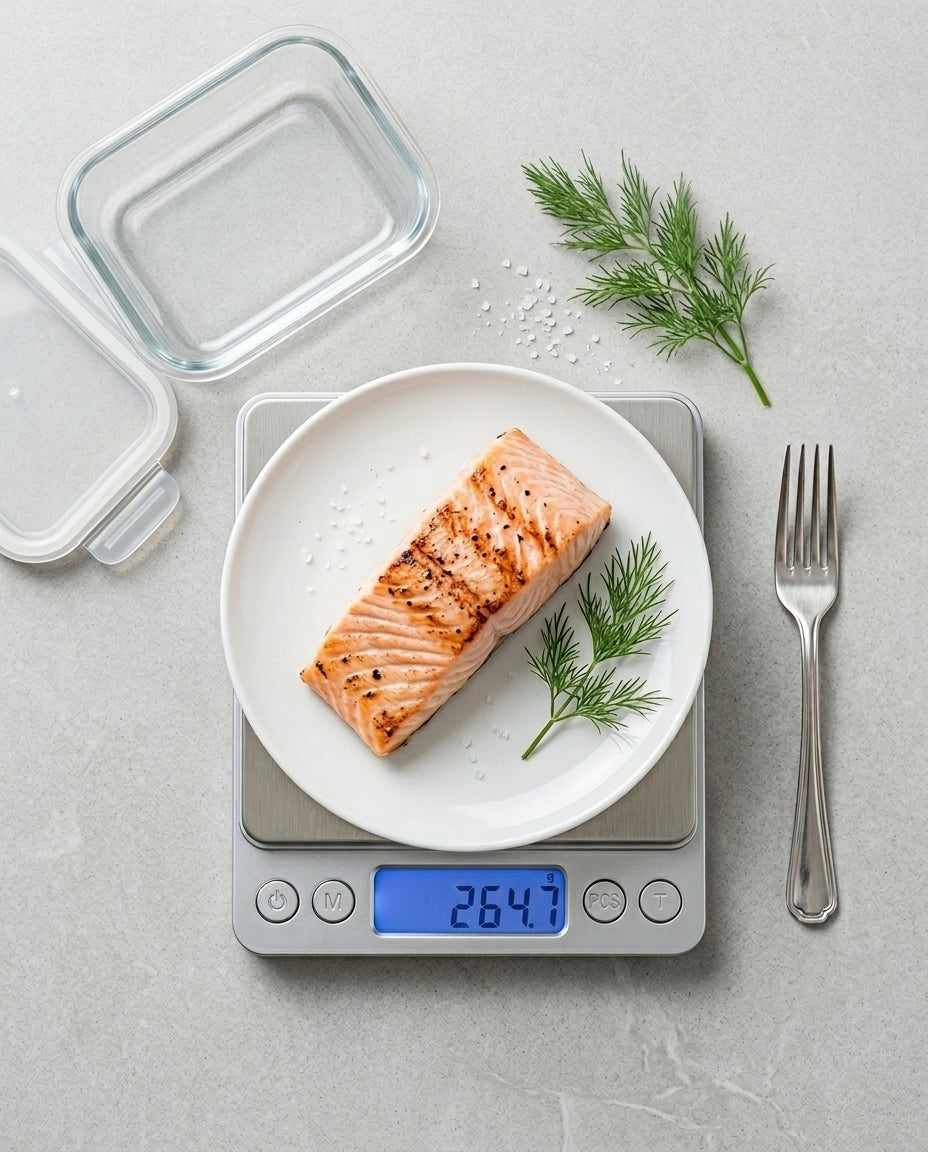 Digitaalinen keittiövaaka | Ruostumaton teräs | 0,1g–3kg