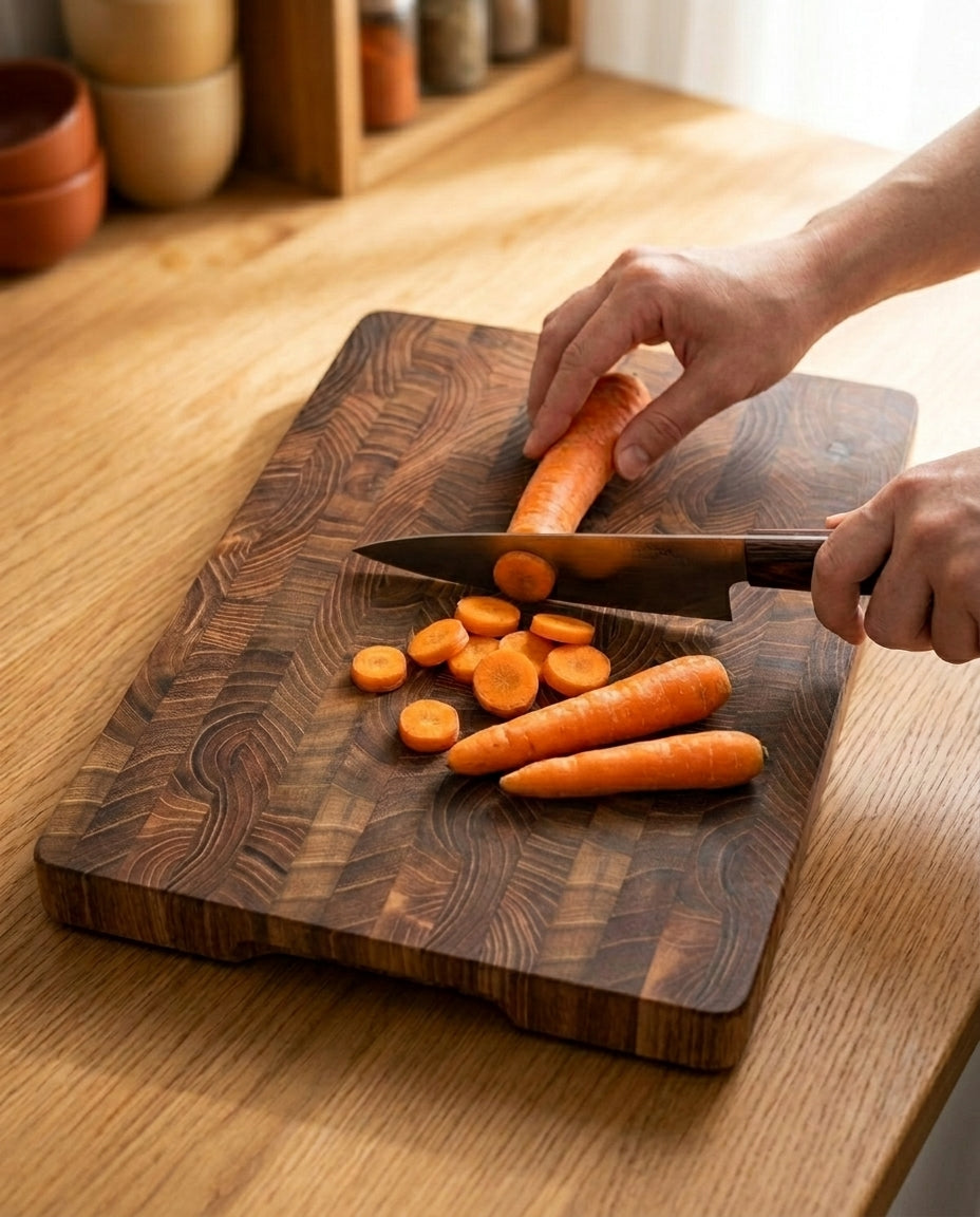 Puinen Leikkuulauta Päätypuusta | Precision Kitchen Block