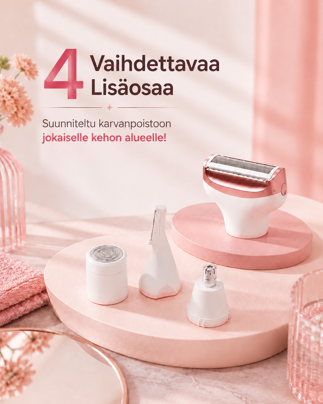 SilkEdge 4-in-1 Tarkkuuskarvanpoistin