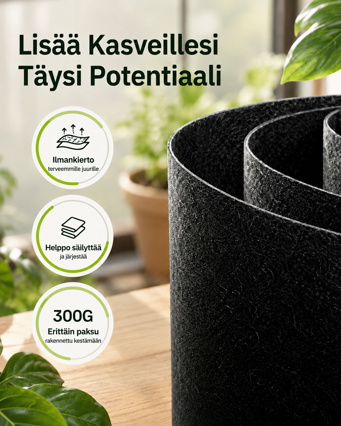 RootNest Fabric Grow Bags