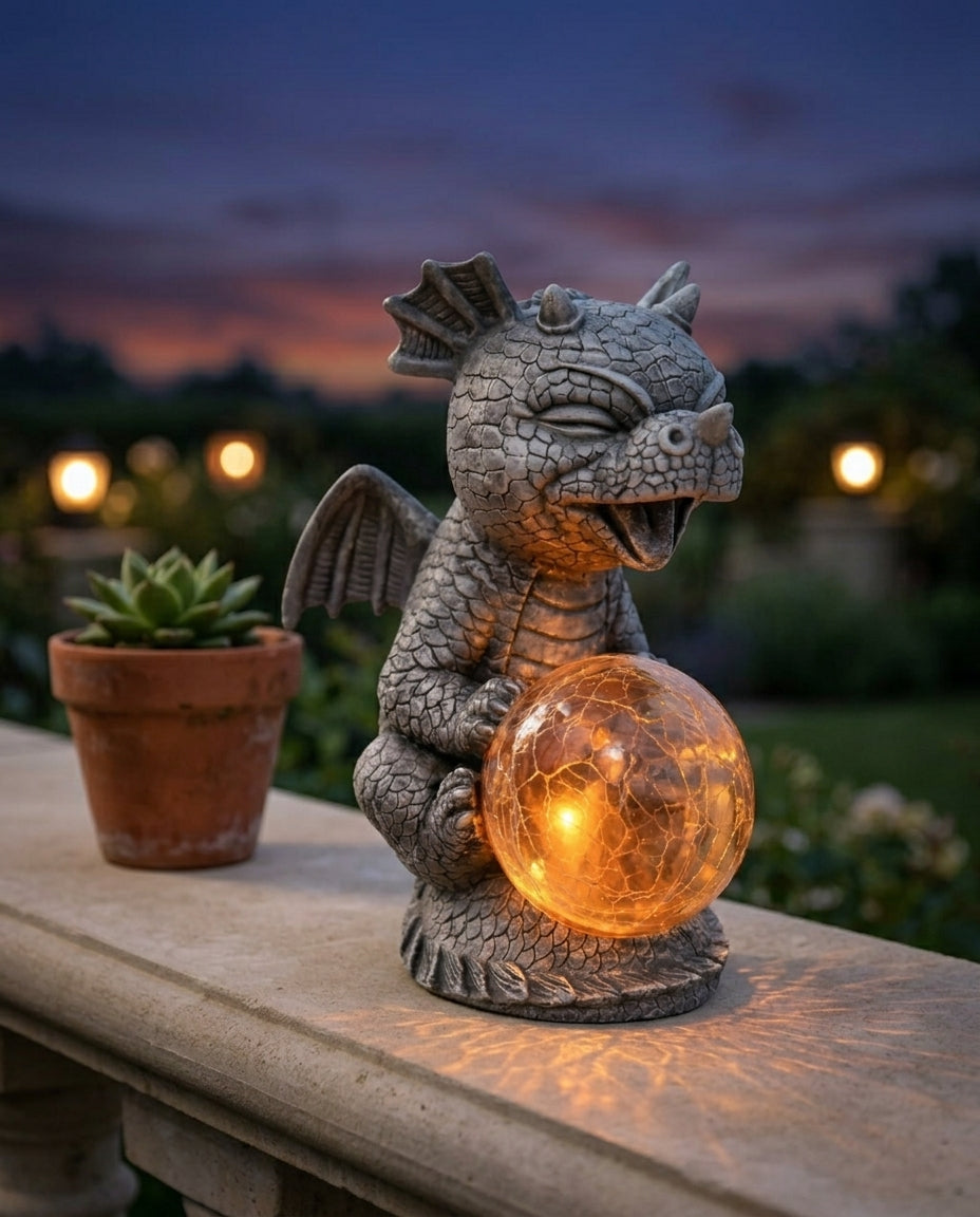 Dragon Orb LED-pöytävalaisin – Lämmin valo kotiin