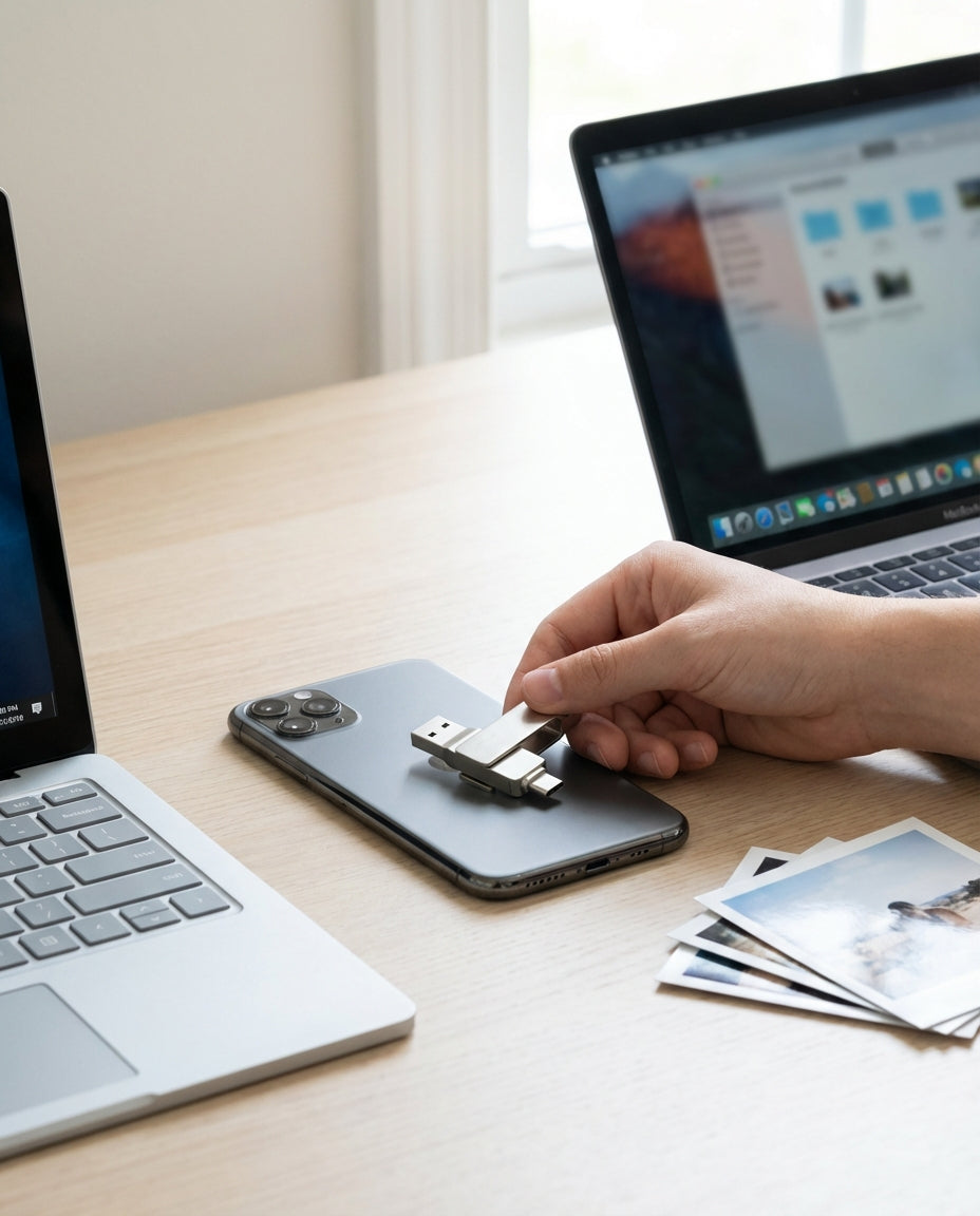 VaultDrive SwiftVault | USB-tikku — USB-C & USB-A