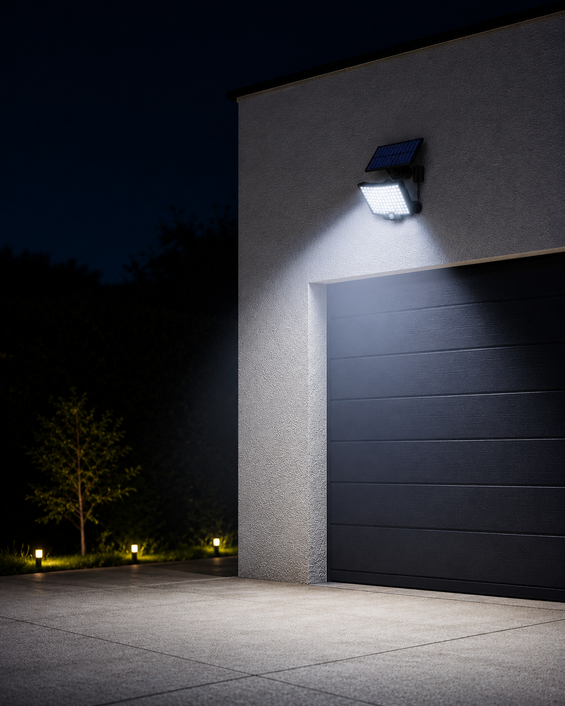 Aurinkokenno Liiketunnistinvalaisin Ulkokäyttöön | 106 LED