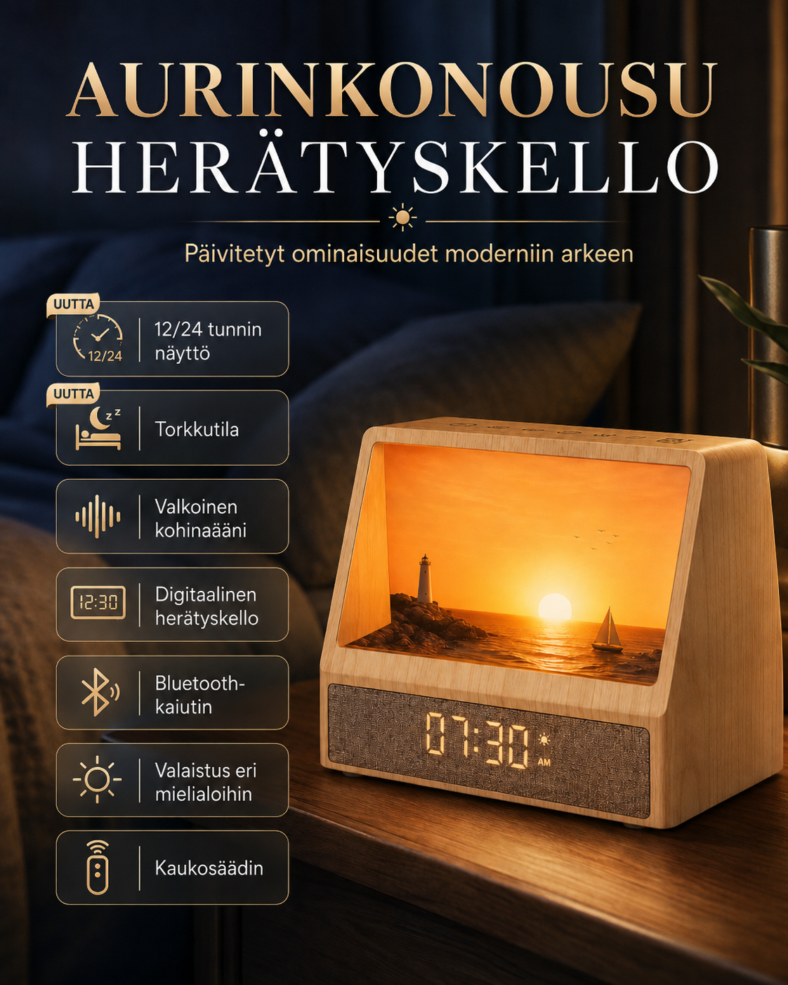 LumaWake Aamunkoiton Herätysvalo